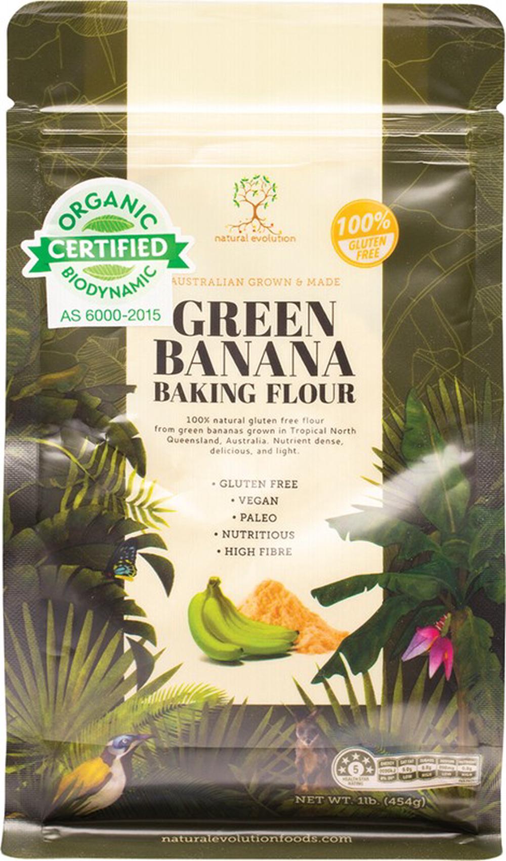Green Banana Baking Flour Flour - 454g, 0080687505647