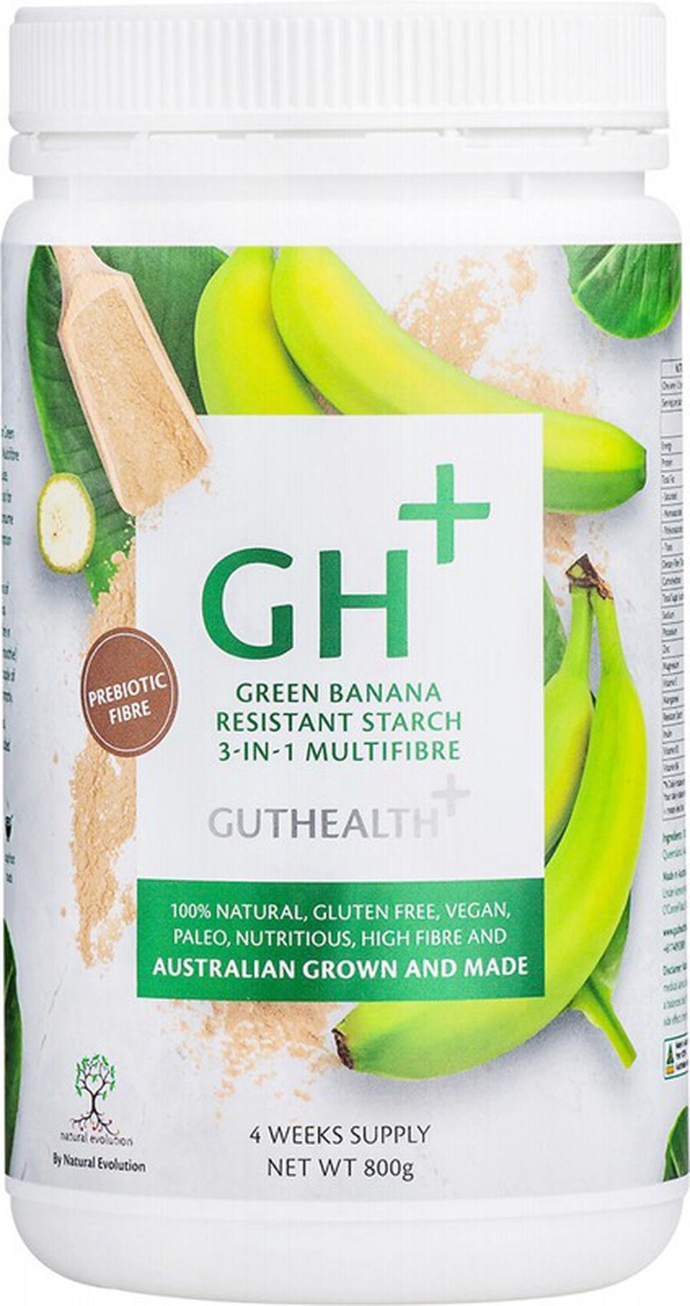 GH+ Green Banana Resistant Starch 3-in-1 Multifibre, 0080687505982