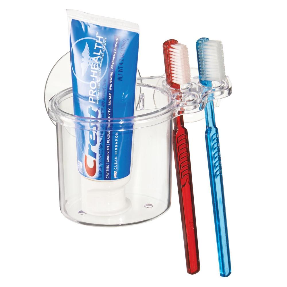 Interdesign Classic Suction Cup and Toothbrush Holder Buy online at