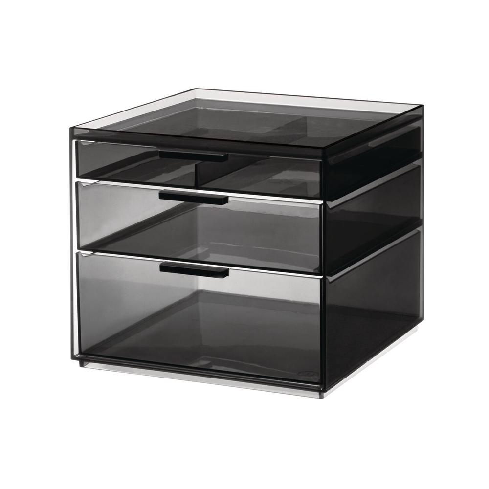 3 Drawer Tall Cosmetic Organizer, 0081492402091