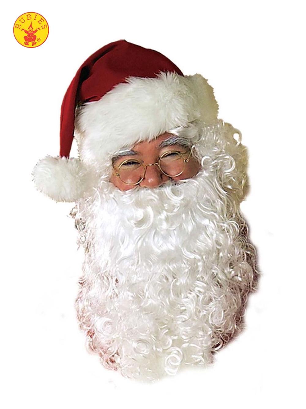 Santa Beard & Wig Set - Adult, 0082686024792