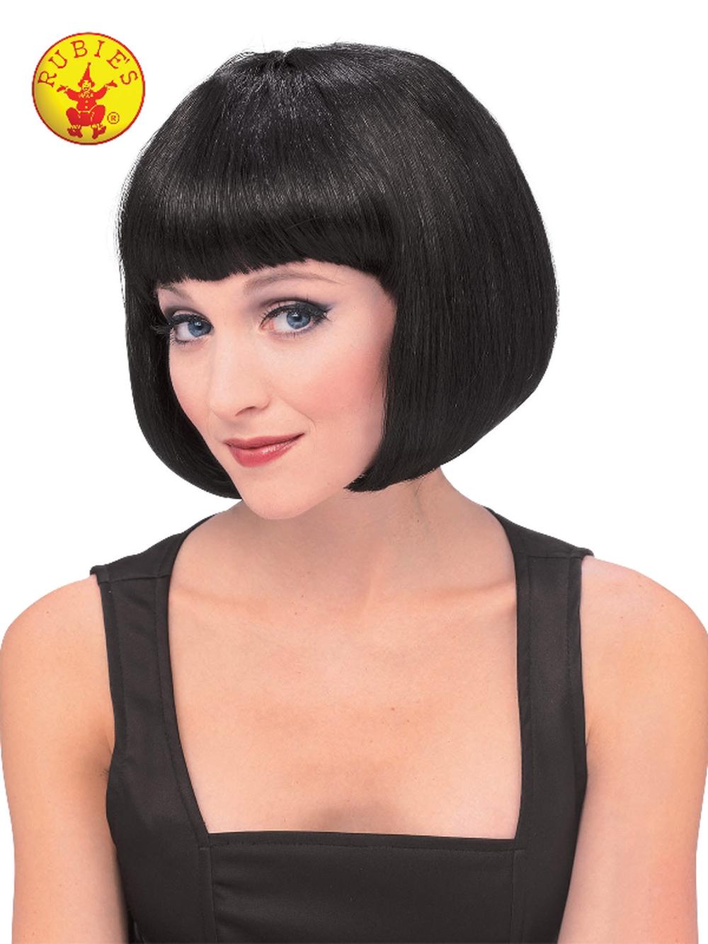 Rubies Supermodel Adult Wig (Black), 0082686504256