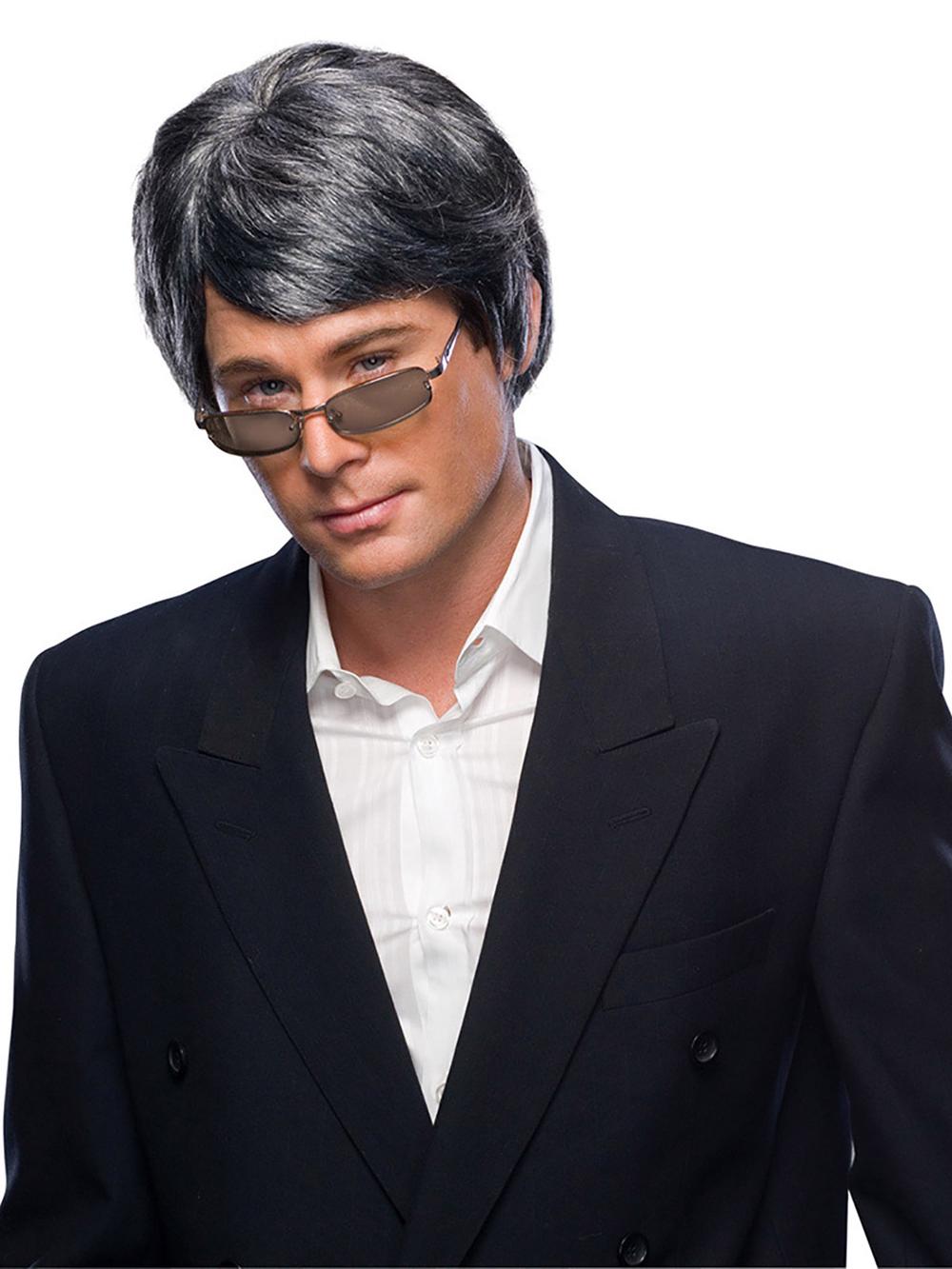 Grey Men's Wig - Adult Size, 0082686507844