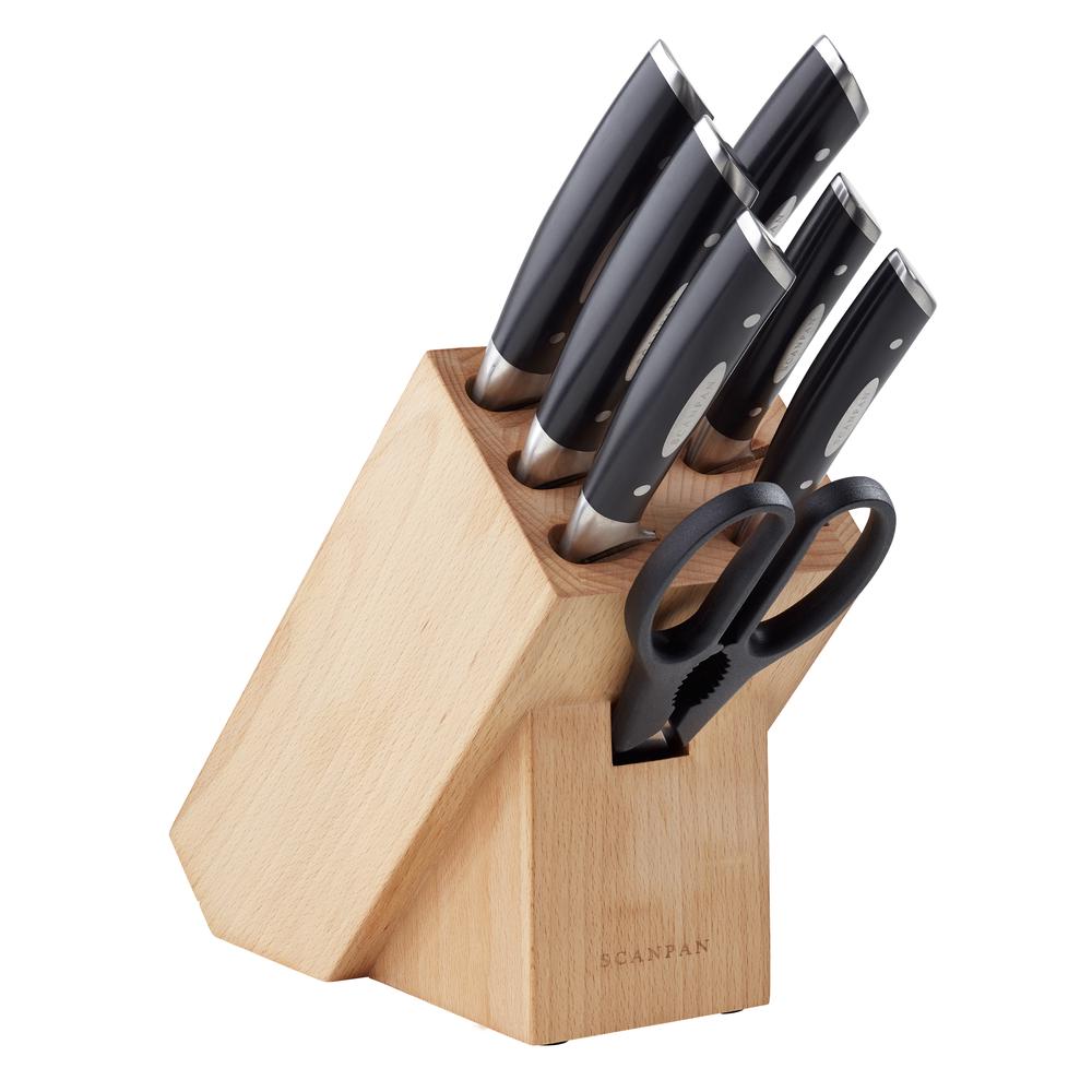 Scanpan Classic Knife Block Set, 8pc Buy online at The Nile