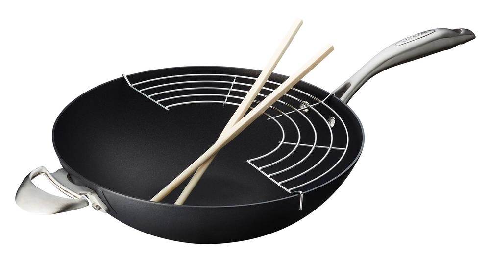 Wok With Rack and Chopsticks, 0083421113894