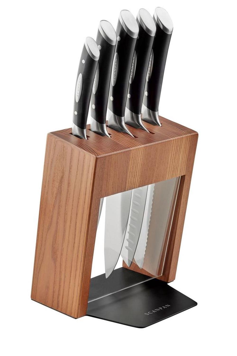 Scanpan Classic Kalo Knife Block Set, 6 Piece (Ash) Buy online at The