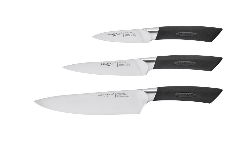 Scanpan Sax Chef Knives Set, 3 Piece, 0083421210357
