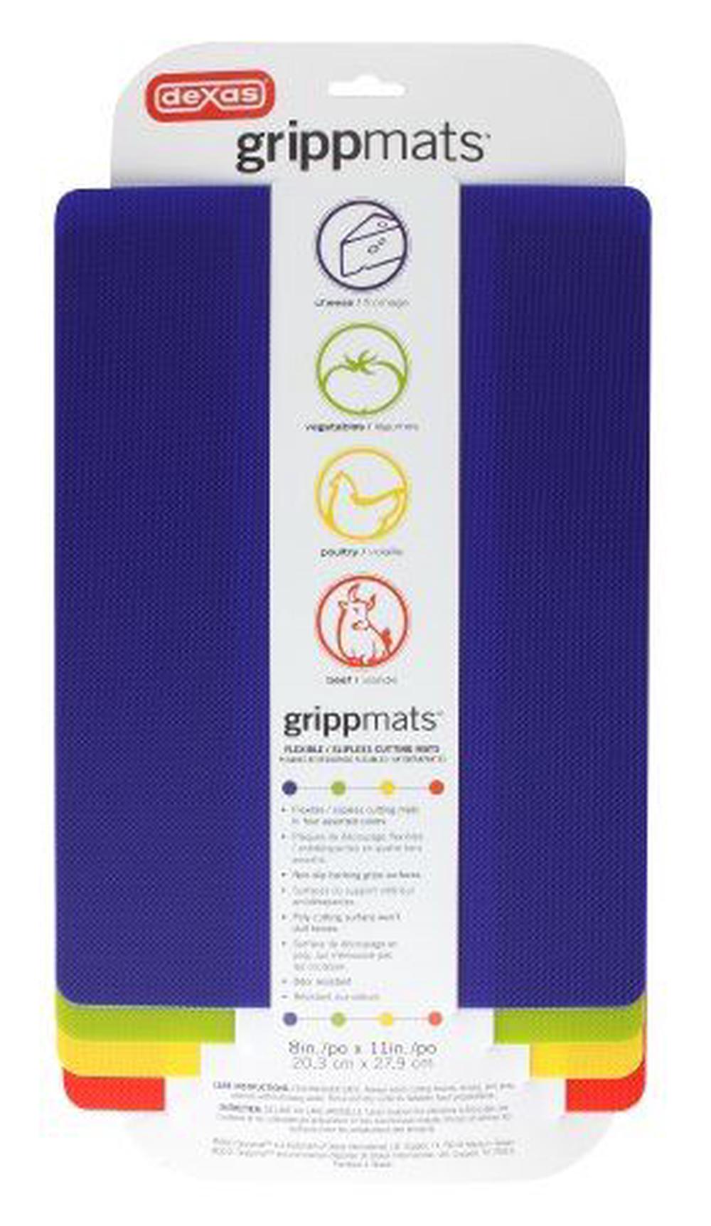 Dexas Heavy Duty Grippmat Cutting Boards, 8 by 11Inch, Set of 4 Buy
