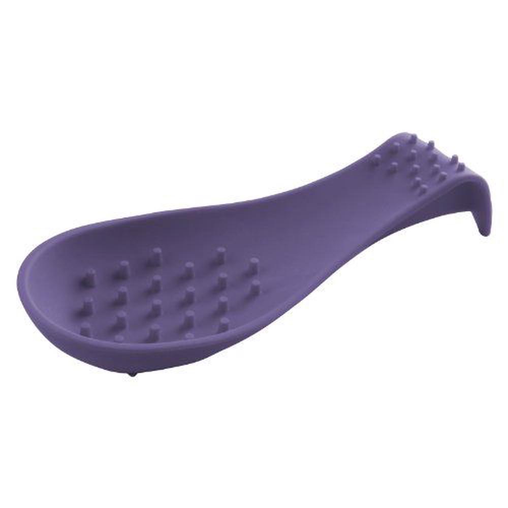 Silicone Spoon Rest, Purple, 0084297121778