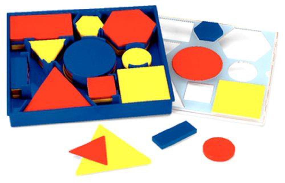 ETA hand2mind, 60 Piece Jumbo Attribute Blocks Set | Buy online at The Nile