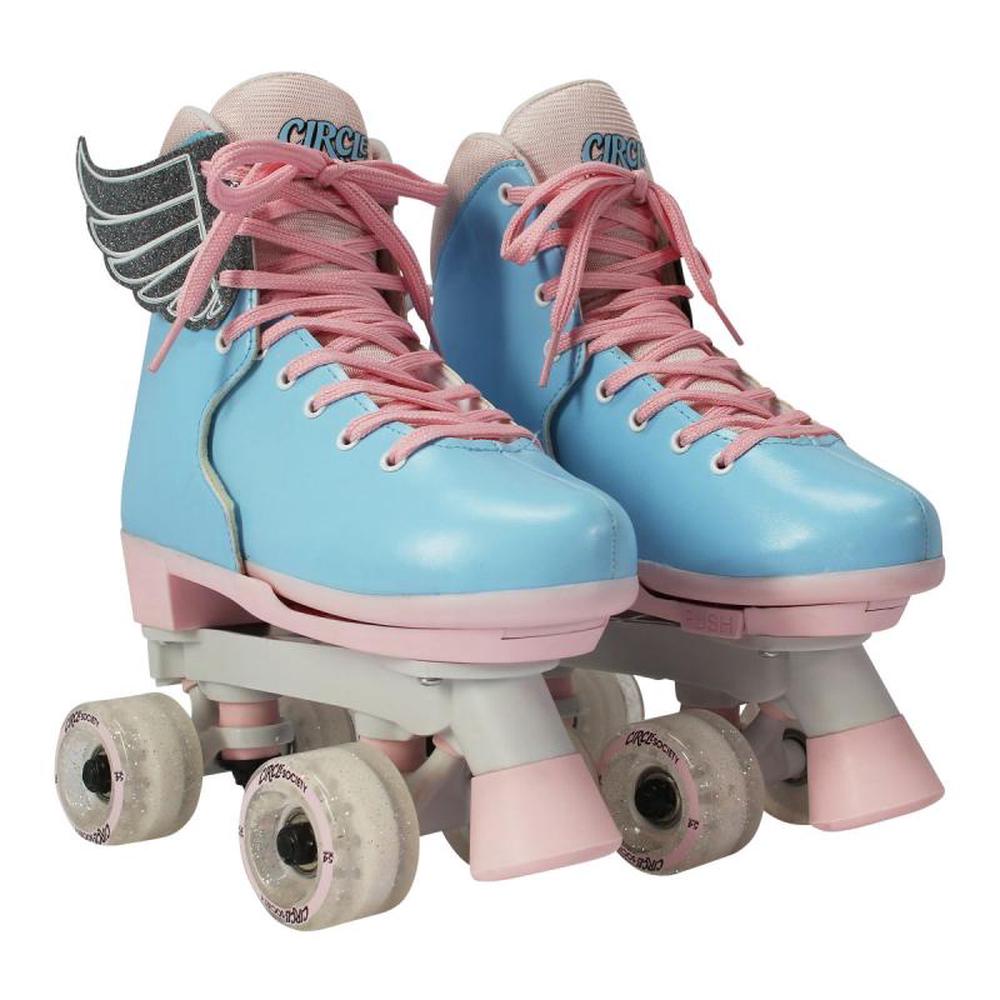 Circle Society Classic CottOn Candy Roller Skates - Size 3-7, 0085955154909