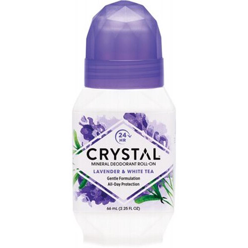 Crystal Deodorant Roll-on (Lavender & White Tea) - 66mL, 0086449252613