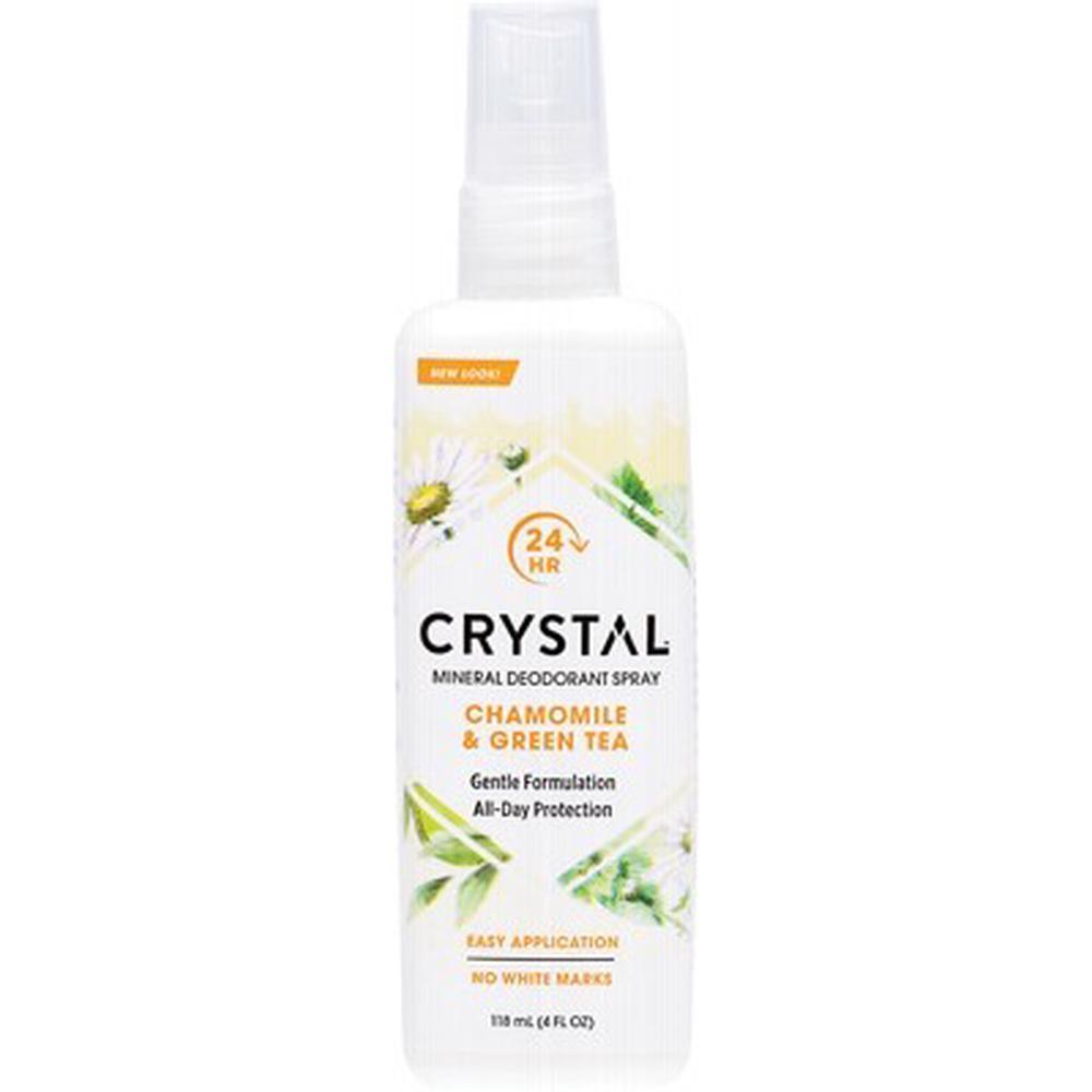 Crystal Deodorant Spray (Chamomile & Green Tea) - 118mL, 0086449253917