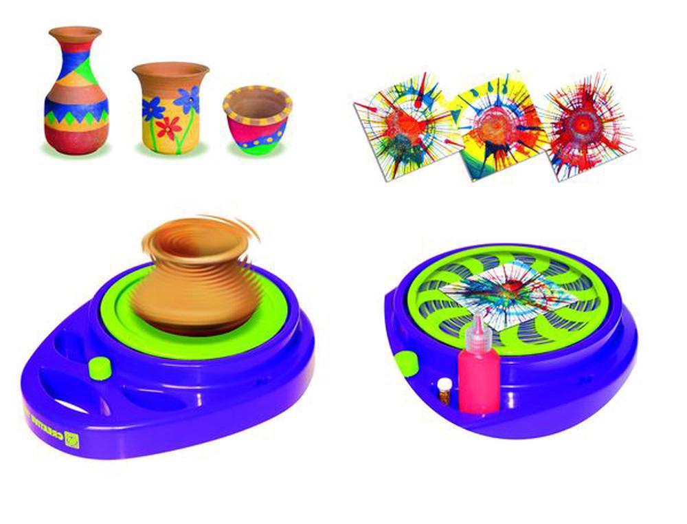 Small World Toys 2in1 Pottery & Splash Art Studio Buy online at The