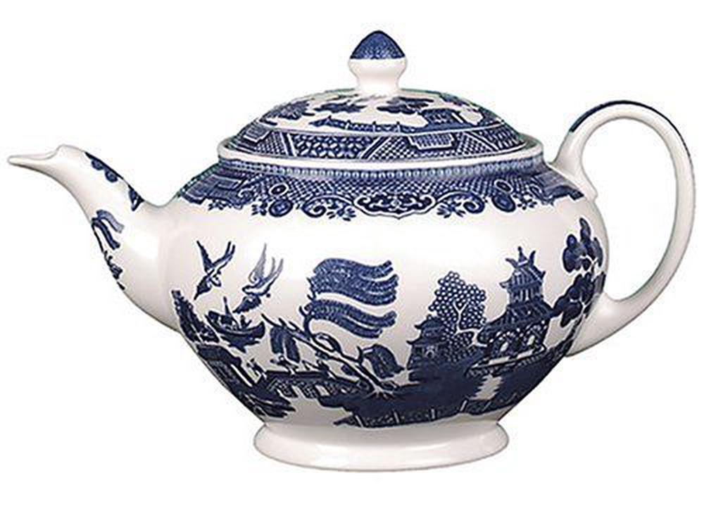 Johnson Brothers Willow Blue Teapot Buy online at The Nile