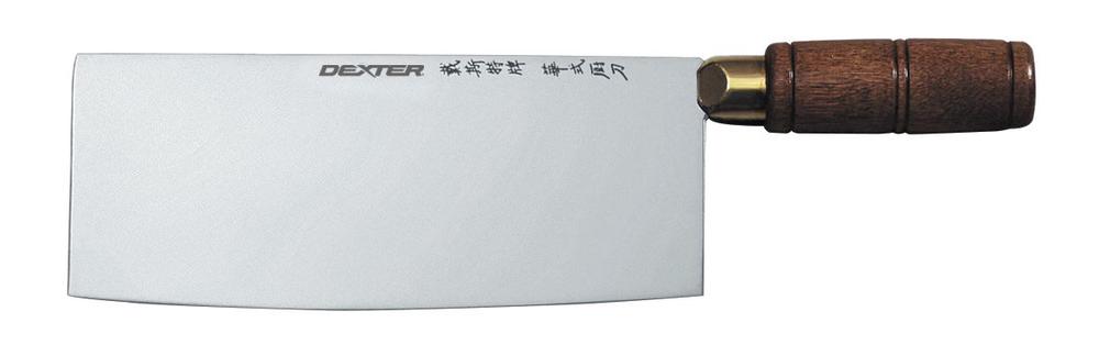 Dexter Traditional Chinese Chef's Knife With Hardwood Handle S5198 - 20x8cm, 0092187080401