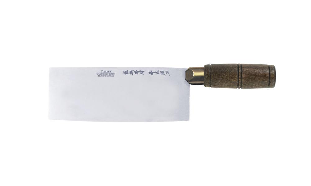 Dexter Traditional Chinese Chef's Knife With Walnut Handle 18x7cm