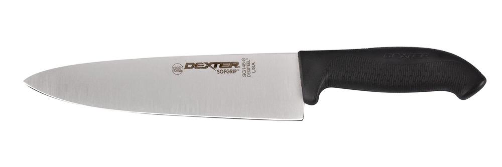 Dexter SofGrip Cooks Knife (Black) - 25cm, 0092187571305