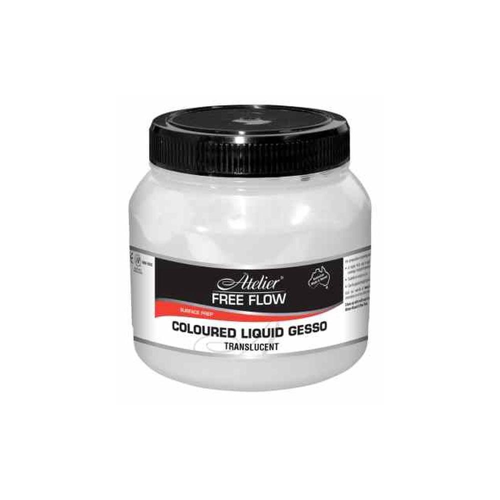 Atelier Free Flow Coloured Liquid Gesso (Translucent) 1L Buy online