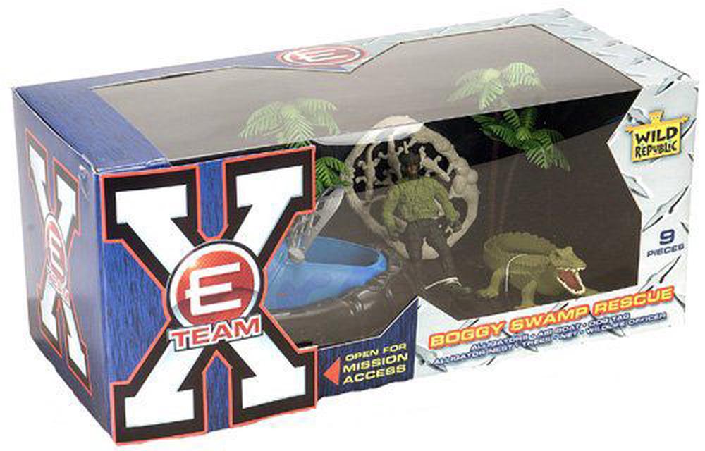 Wild Republic E-Team X Swamp Set, 0092389168297