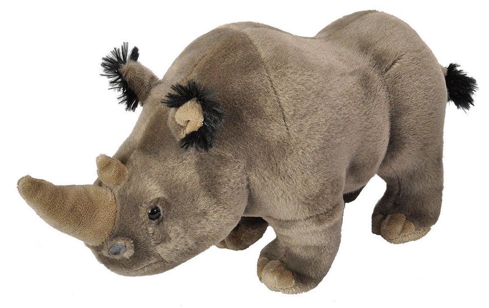 Wild Republic Cuddlekins Rhino Plush Toy, 0092389181562