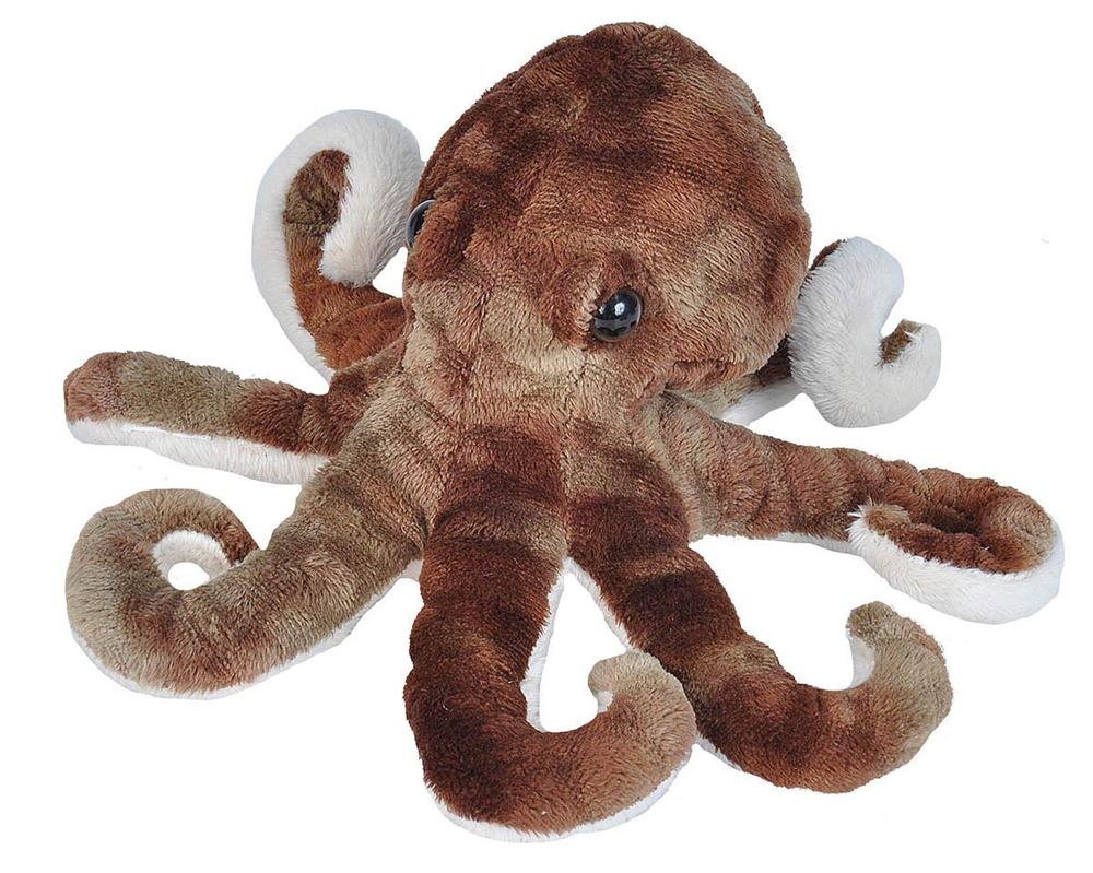 Wild Republic Sea Critters Plush - Octopus, 0092389215878