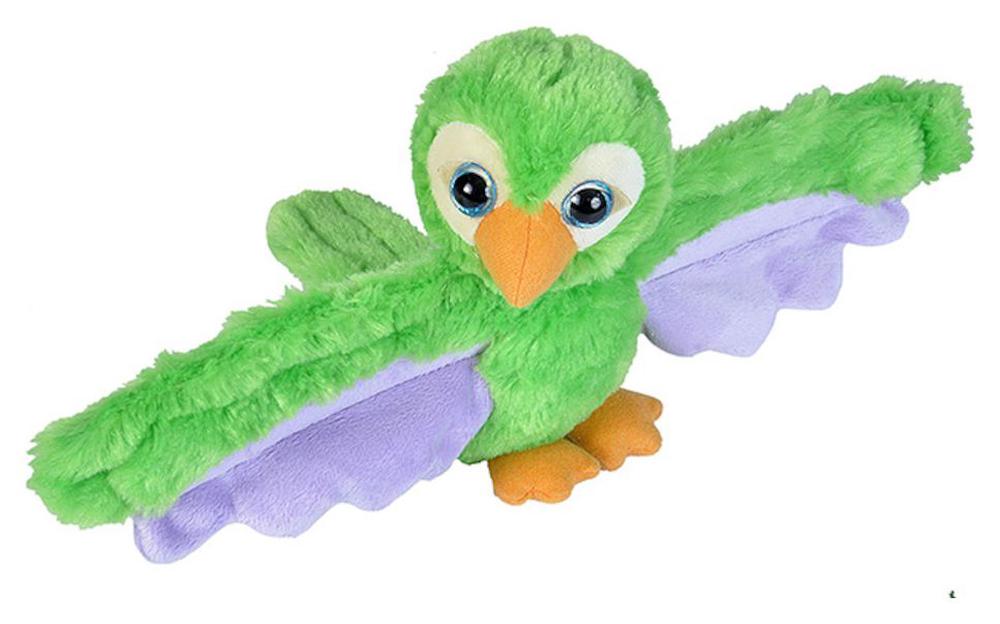 Wild Republic Cuddlekins Huggers Stuffed Animal (Green Parrot