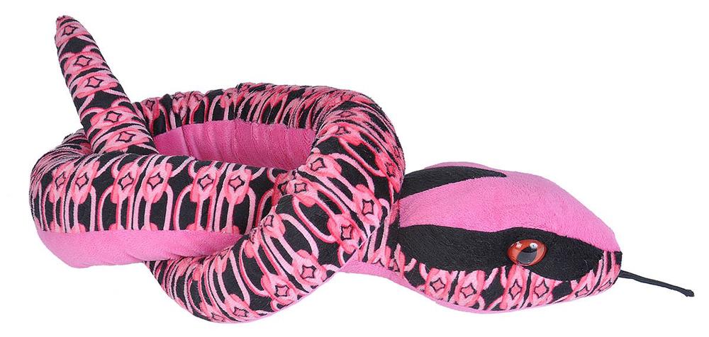 Wild Republic Snakesss Plush (Links Pink), 0092389221879