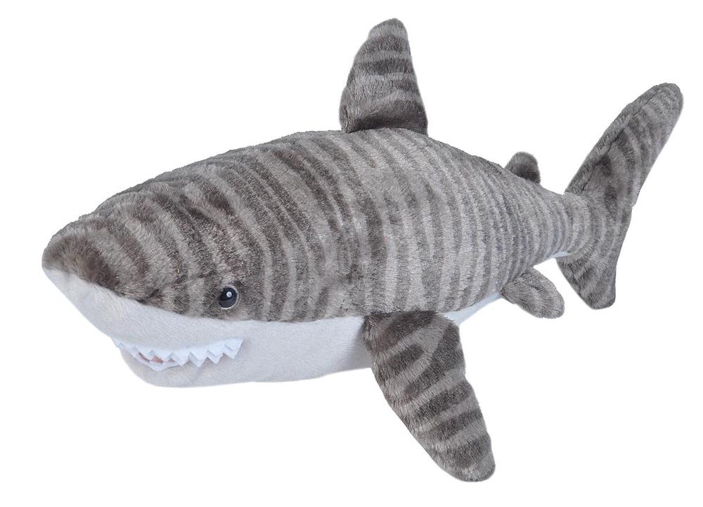 Wild Republic Cuddlekins Plush Toy - Shark Tiger, 0092389224870