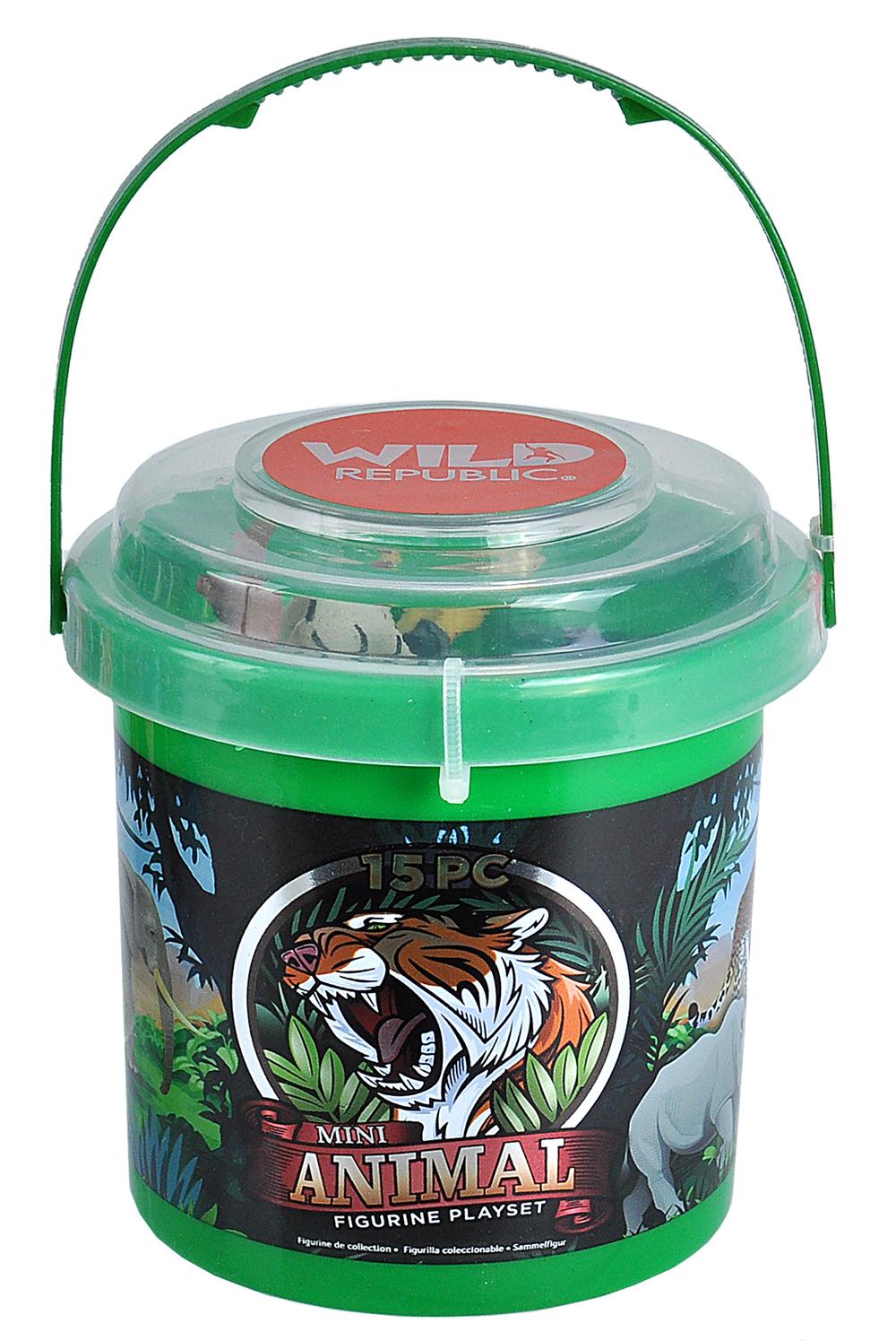 Wild Republic Mini Toy Bucket - Animal | Buy online at The Nile