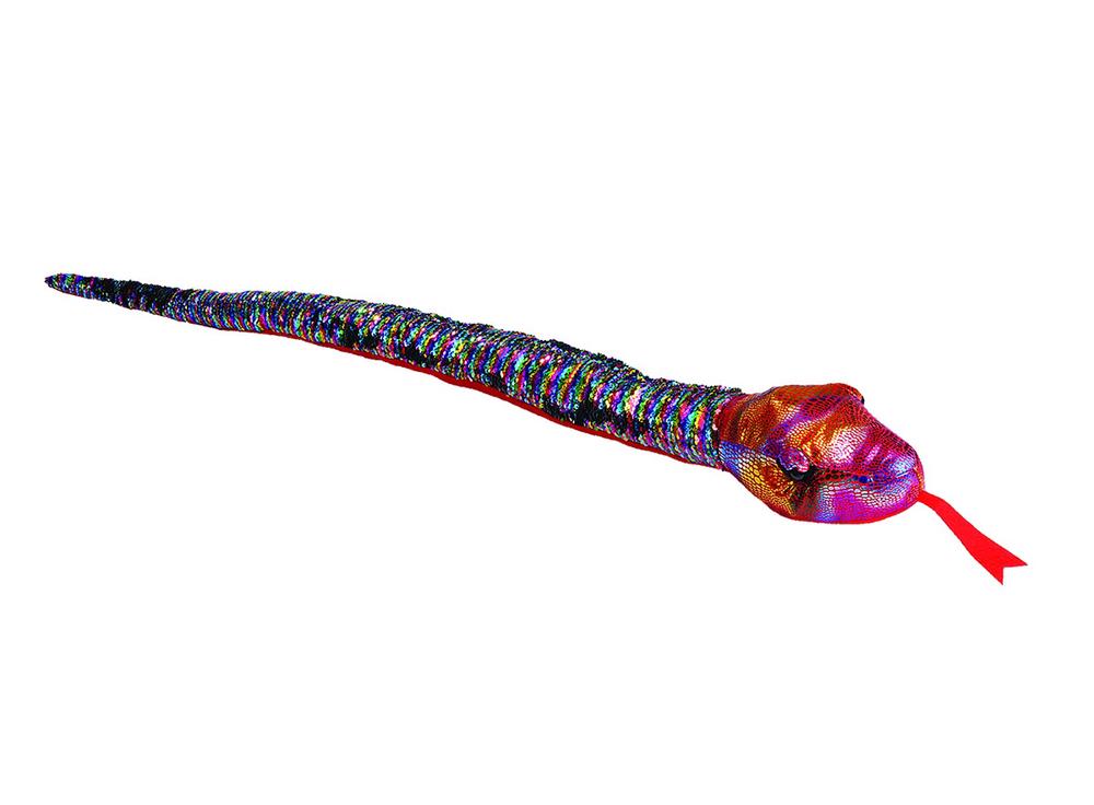 sequin snake plush