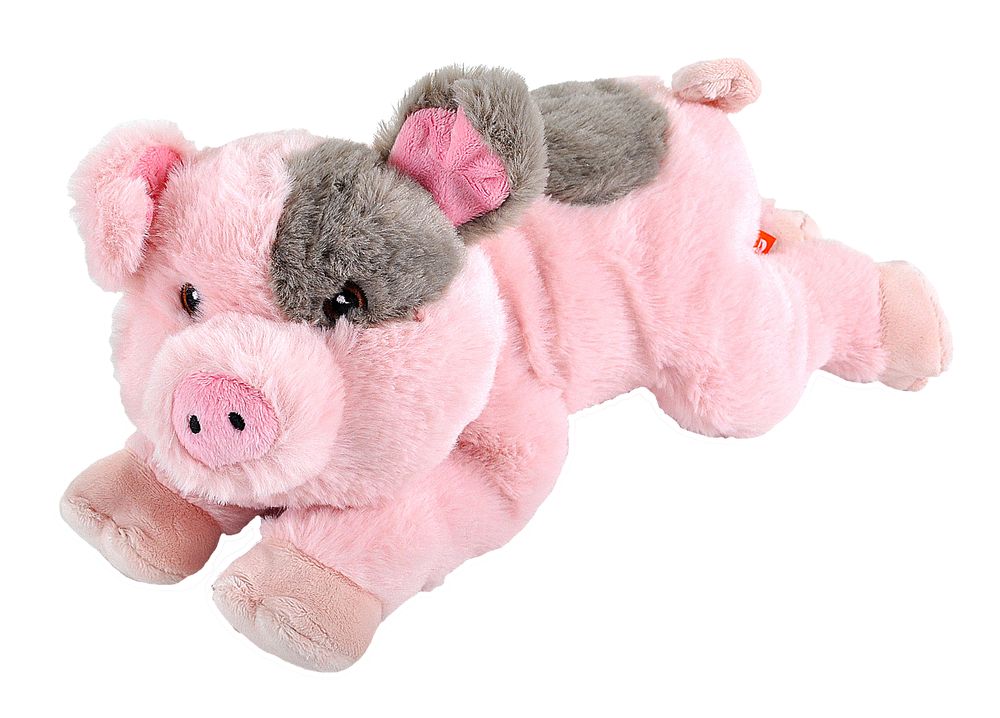 Wild Republic Ecokins Mini Schwein – Nachhaltiges Kuscheltier, 20 Cm, Aus Recycelten PET-Flaschen