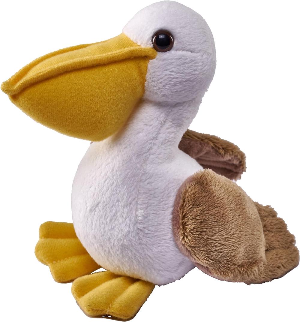 Wild Republic Pocketkins Eco Pelican - 5 Inches, 0092389278200