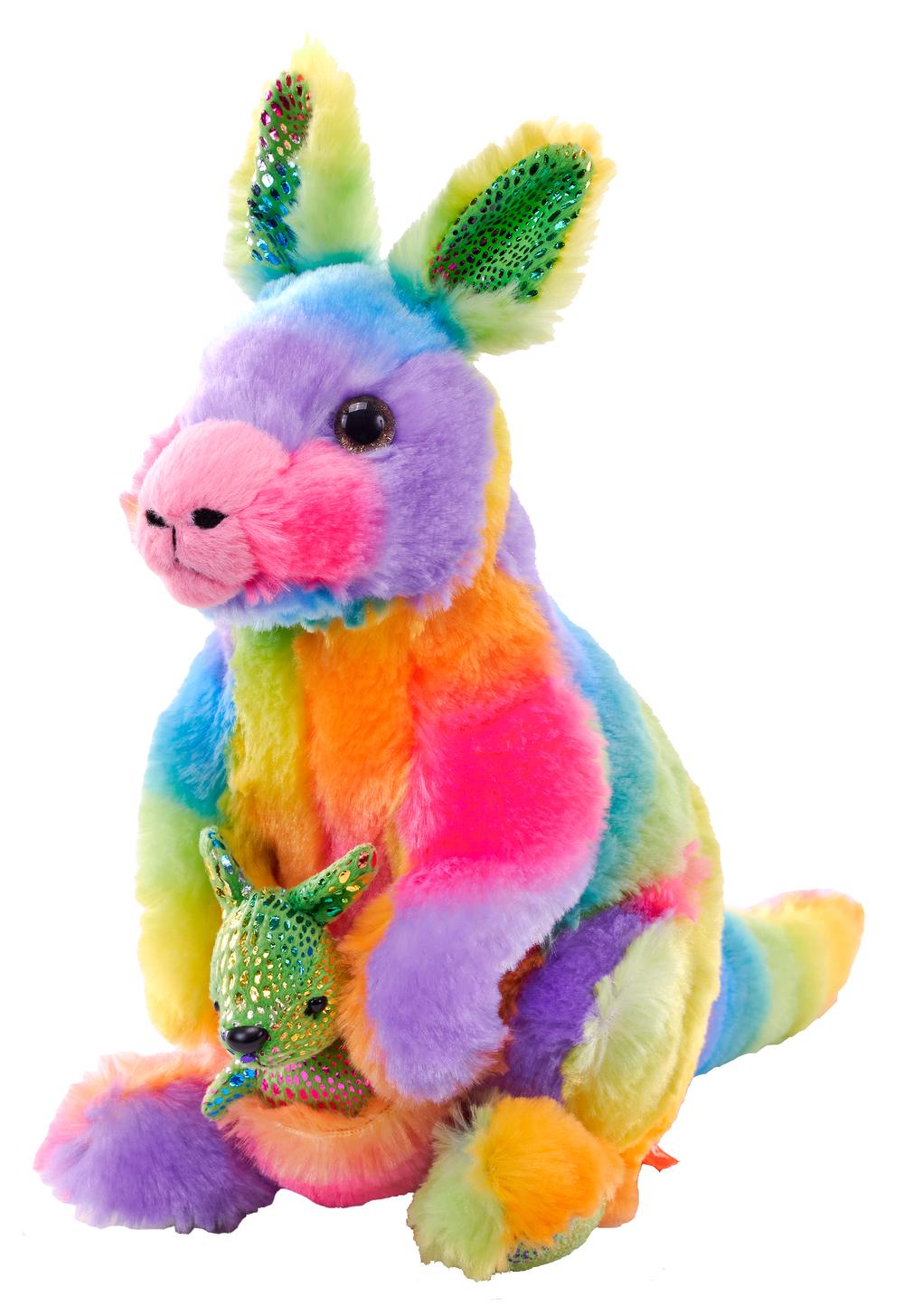 Wild Republic Rainbowkins Kangaroo Plush Toy | Buy online at The Nile