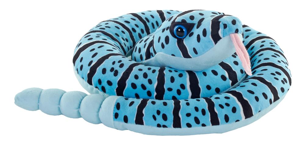 Wild Republic Green Snake Blue Rock Rattlesnake - 36 Inches, 0092389281798