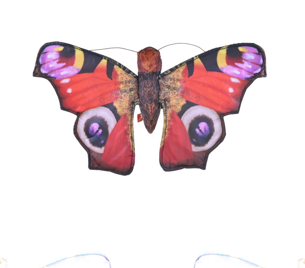 Wild Republic Rainforest Butterfly European Peacock - 7 Inches, 0092389282832