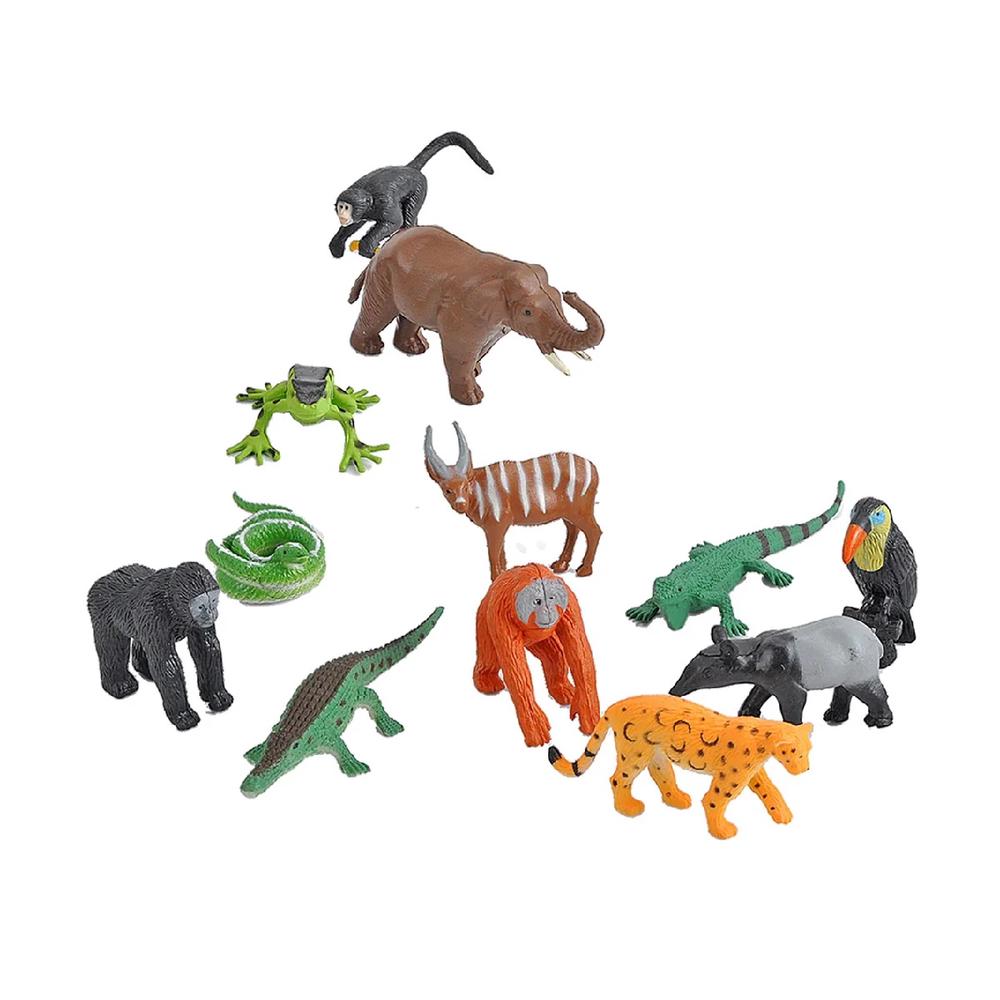 Wild Republic Nature Ture Eco Figurines Rainforest, 0092389286274