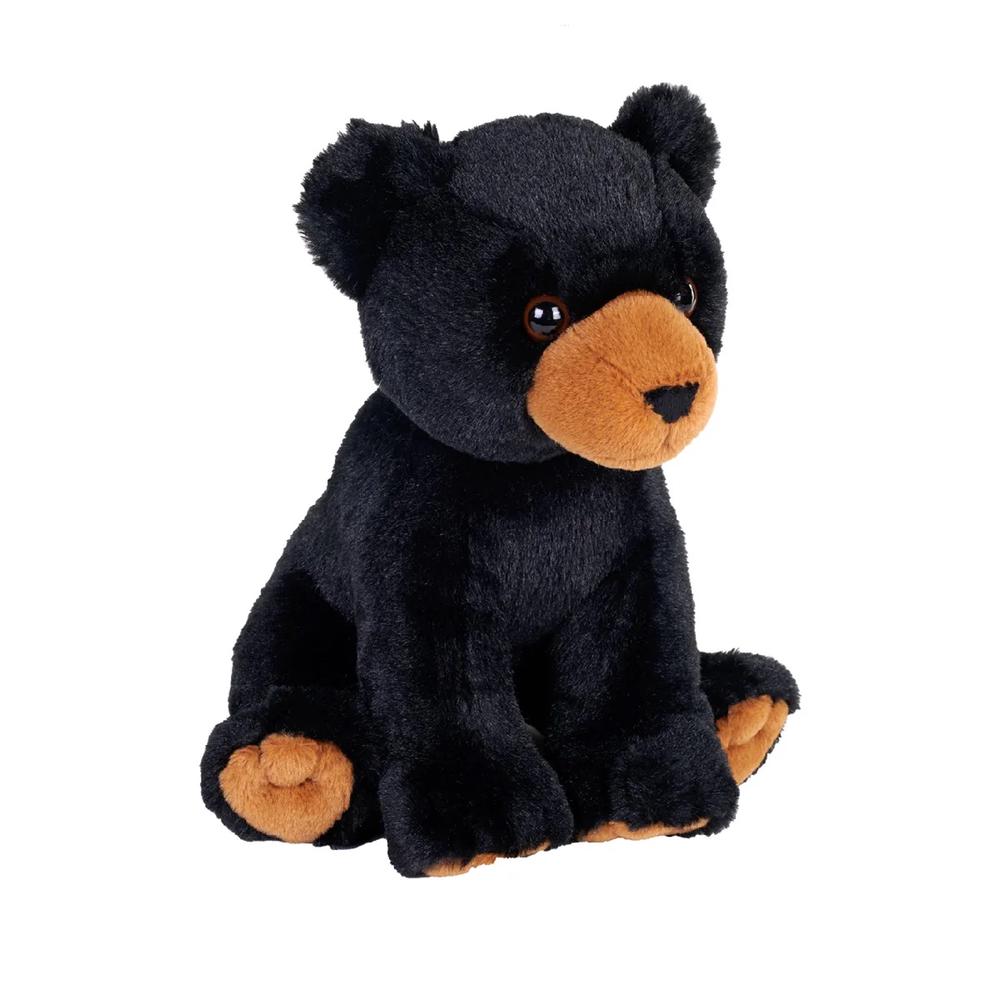 Earthkins Mini Bear Black Plush Toy, 0092389291384