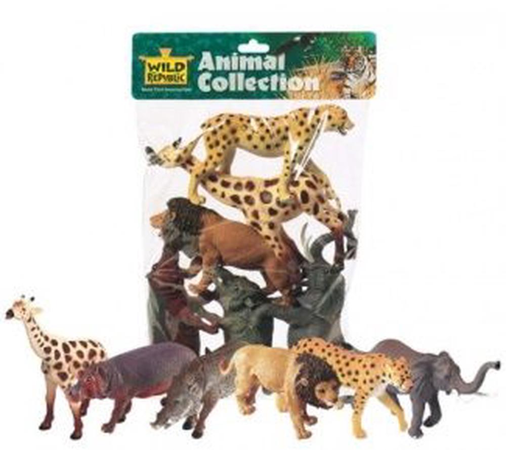 Wild Republic Polybag African Animals 6 Pieces, 0092389640038