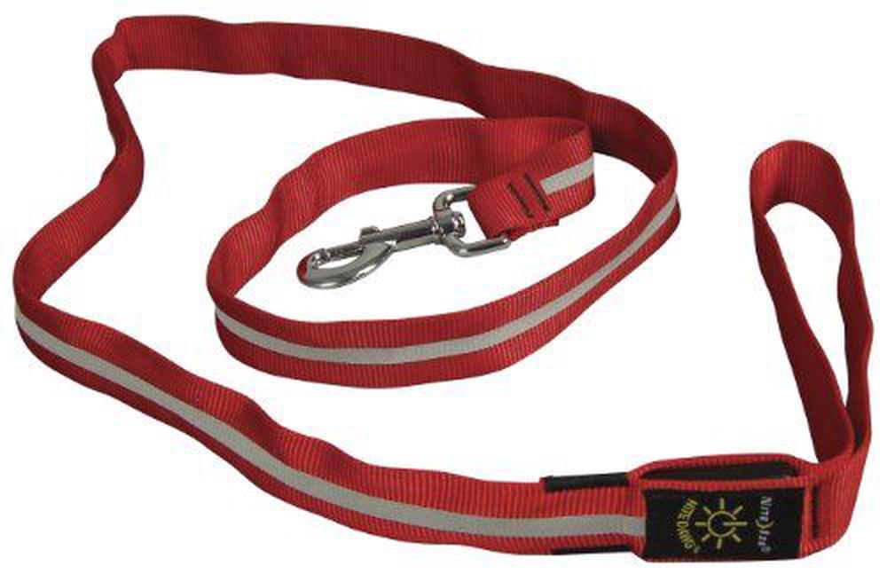 Nite Dawg Leash, Large, Red, 0094664007680