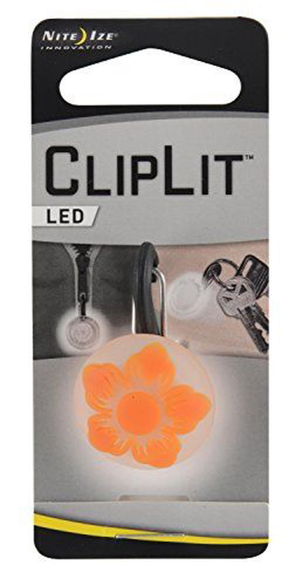NCLS02-03-19FL ClipLit Designs, Orange Wild Flower, 0094664022881