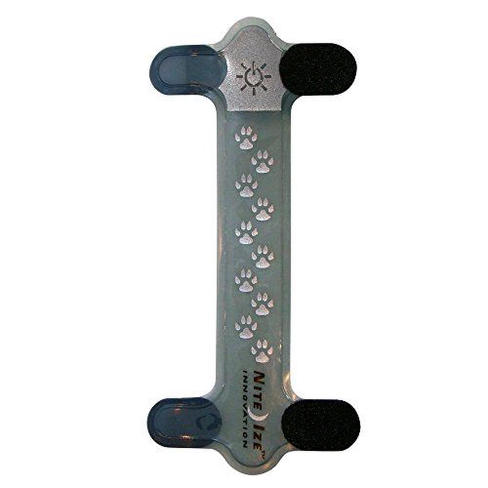 Nite Ize NDCC-03-09 Nite Dawg LED Collar Cover, Grey/Red, 0094664024304