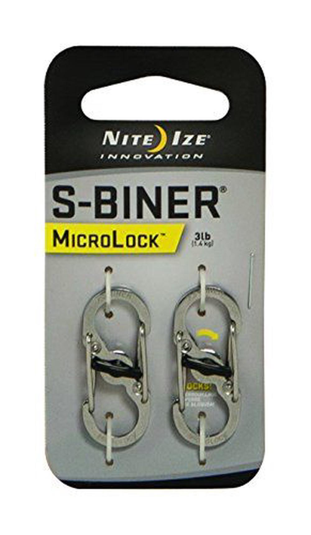 S-Biner Steel MicroLock (Stainless), 0094664026681
