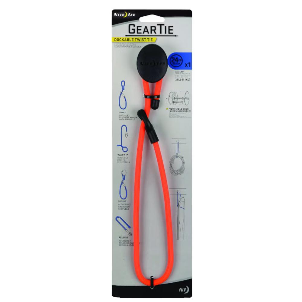 Nite Ize Gear Tie Dockable - 24 Inches, 0094664031616