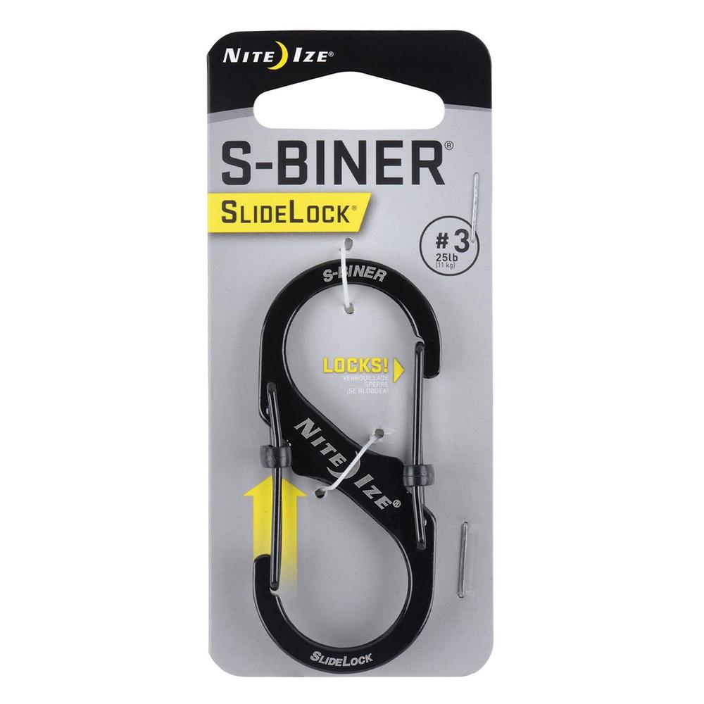 S-Biner Slidelock #3 (Black), 0094664037076