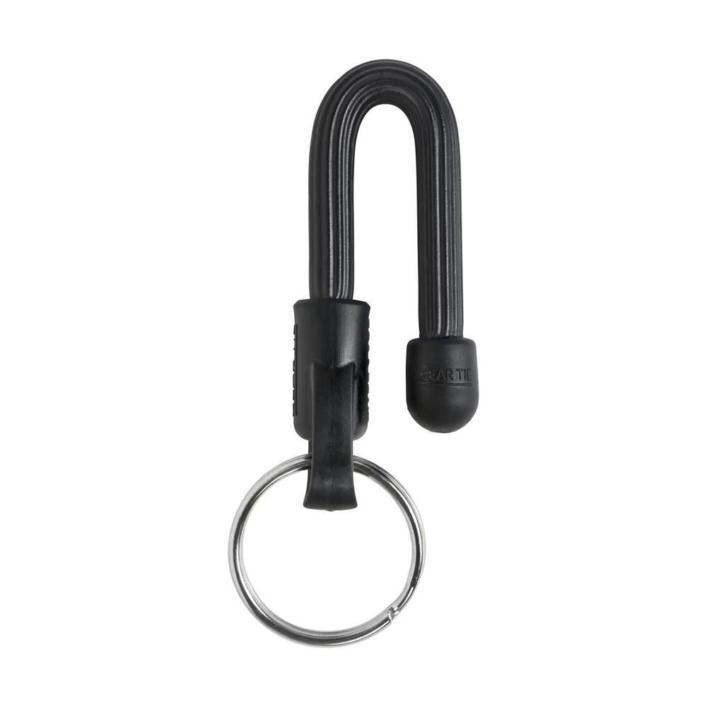 Nite Ize Gear Tie Keyring (Black), 0094664042063