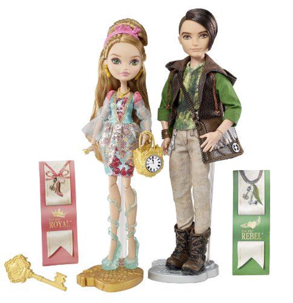 Ever After High Ashlynn Ella And Hunter Huntsman Doll 2 Pack Buy Online At The Nile