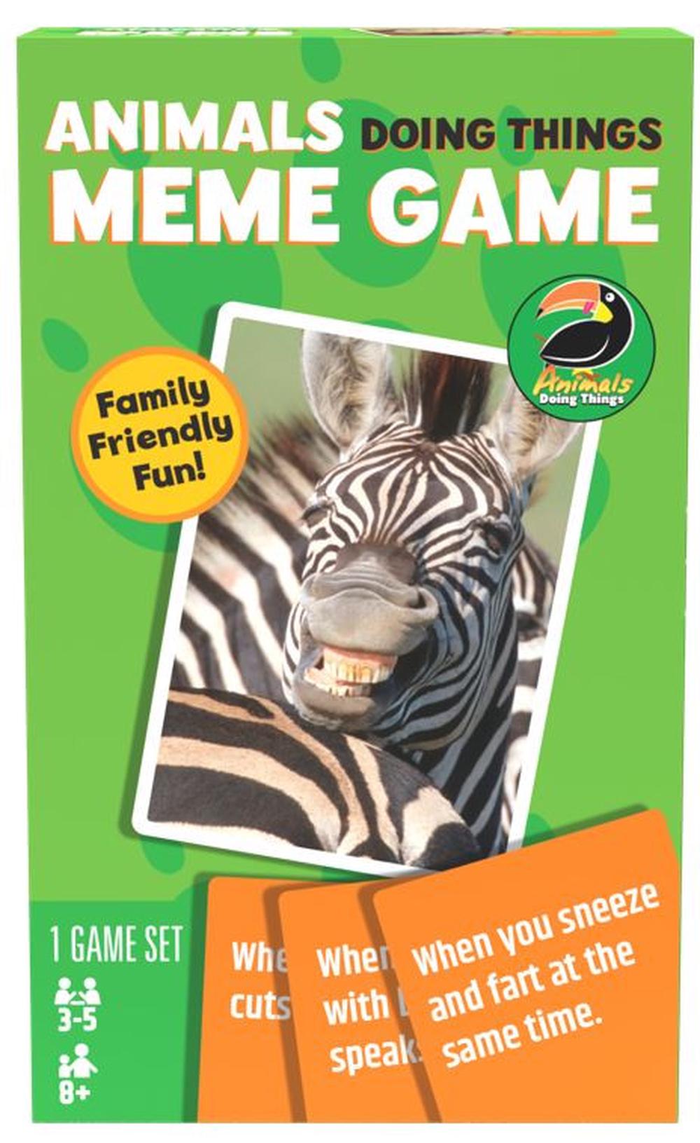 Wilder Games Animals Doing Things Meme Game Tabletop Party Game | Buy  online at The Nile