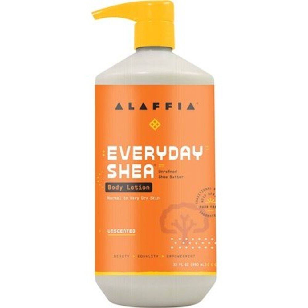 Alaffia Everyday Shea Body Lotion (Unscented) - 950mL by Alaffia - ISBN: 0187132005001