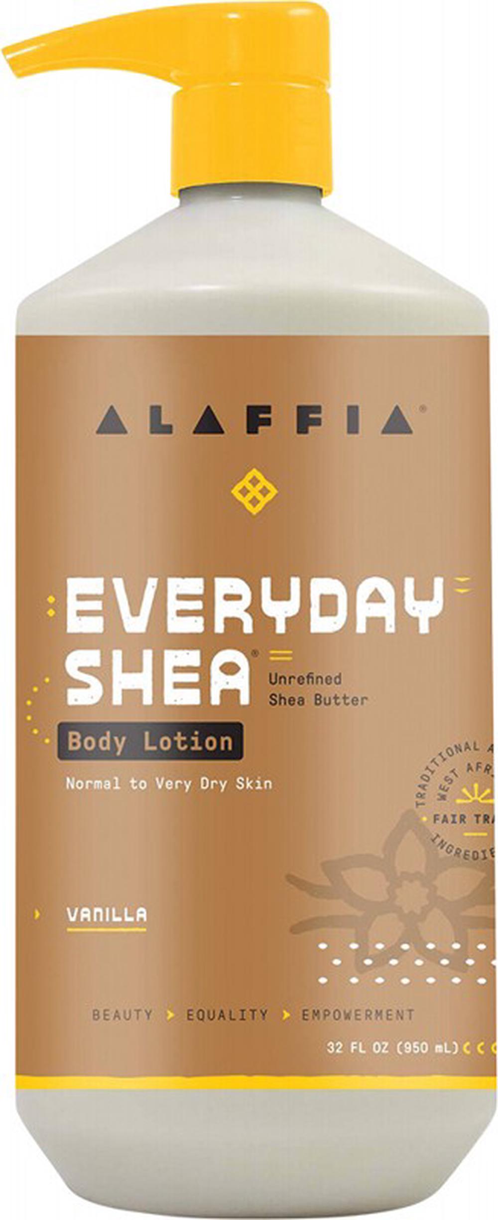 Alaffia Shea Body Lotion (Vanilla) - 950mL, 0187132005025